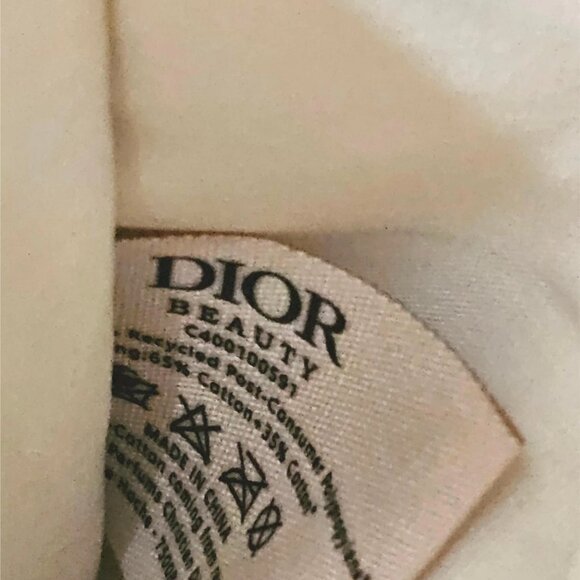 Christian Dior Converted Straw Raffia Woven Pouch Bag Beauty VIP GWP - Picture 2 of 3